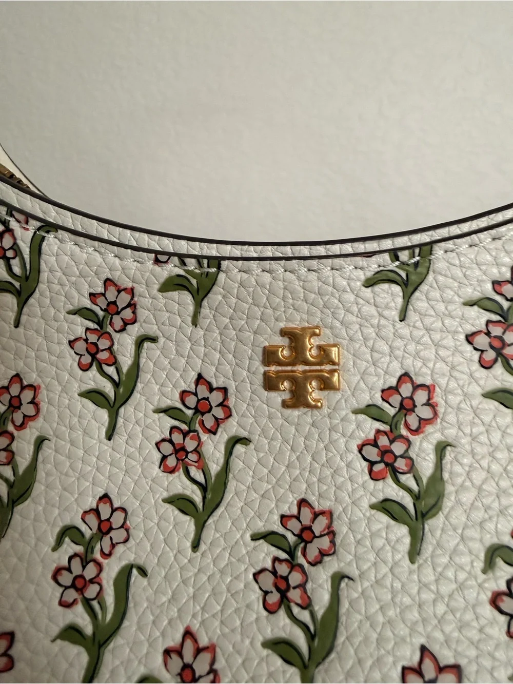 Tory Burch Emerson Zip Shoulder Floral Bag